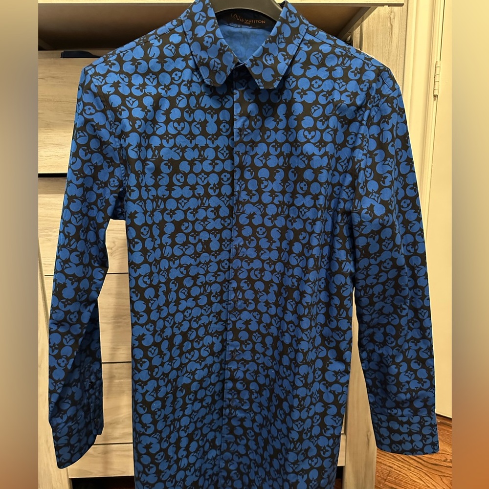 Louis Vuitton Monogram Button Up